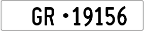 Truck License Plate